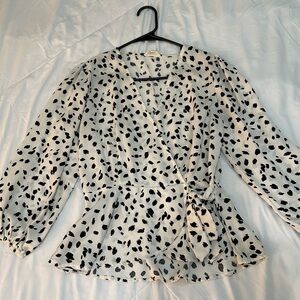 Flowy blouses that tie on the side